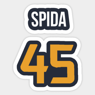 Donovan Mitchell 'Spida' Nickname Jersey - Utah Jazz Sticker